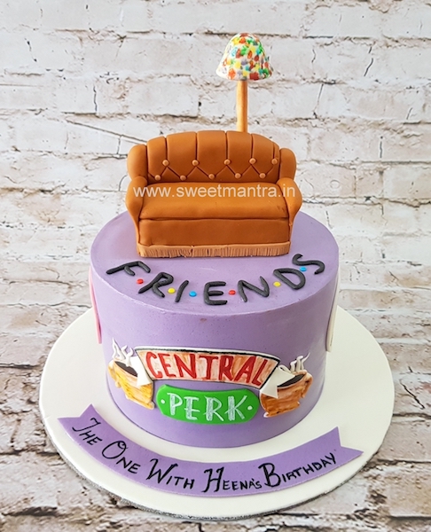 FRIENDS tv show theme customized birthday cake in Pune