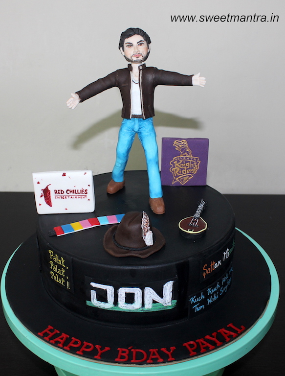 Shahrukh Khan theme customized cake for SRK fan’s birthday in Pune