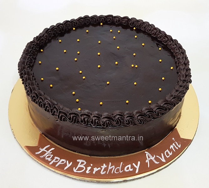 Homemade, eggless Chocolate Coffee cake in Pune