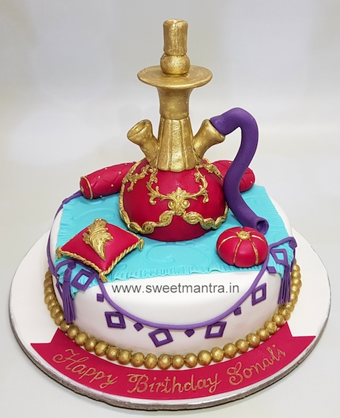 Hookah theme customized cake in Pune