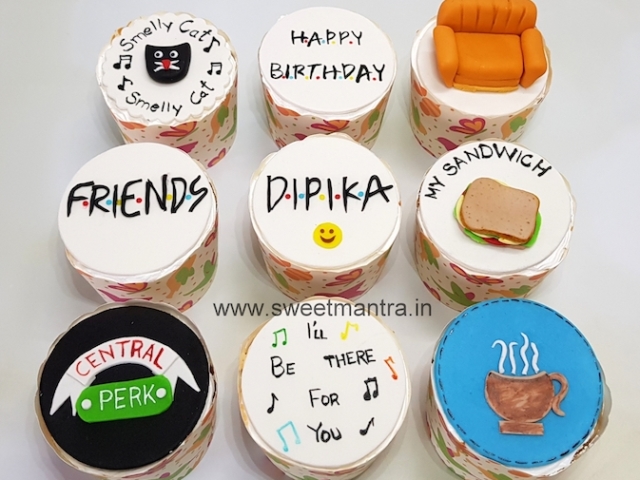 FRIENDS tv series theme cupcakes in Pune