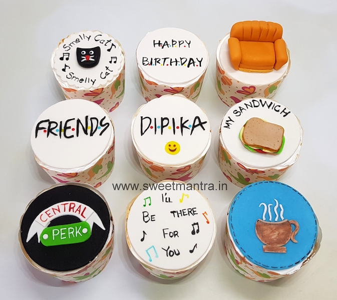 FRIENDS tv series theme cupcakes in Pune