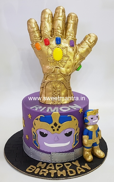 Avengers Thanos theme cake in Pune