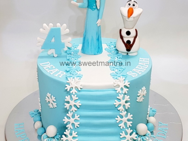 Elsa theme birthday cake in Pune