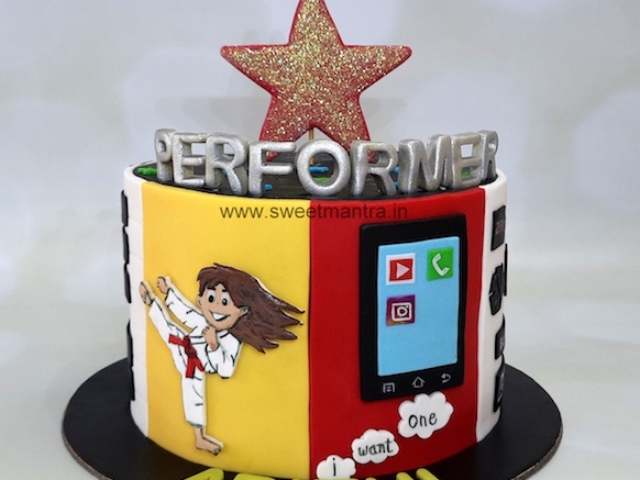 Official Teenager customised cake for girls 13th birthday in Pune