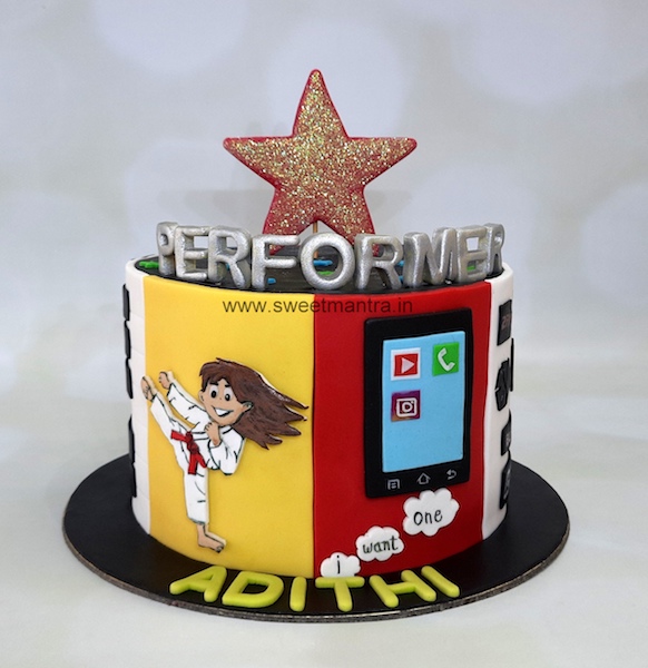 Official Teenager customised cake for girls 13th birthday in Pune