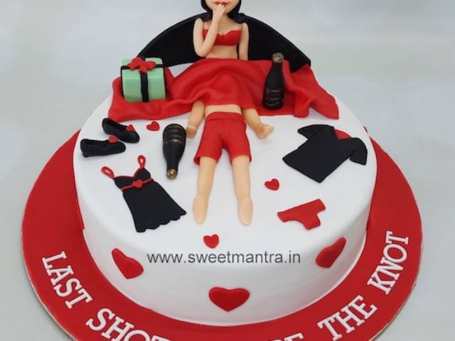 Naughty cake for hens party in Pune