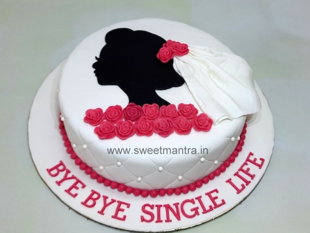 Bride to be cake in Pune
