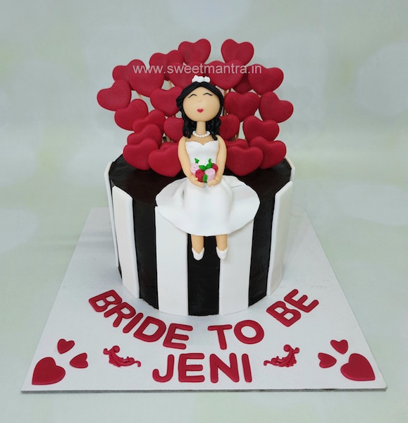 Bride to be cake for Bachelorette party