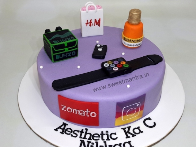 Customised cake for girls birthday in Pune