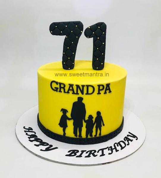 Grandfather birthday cake