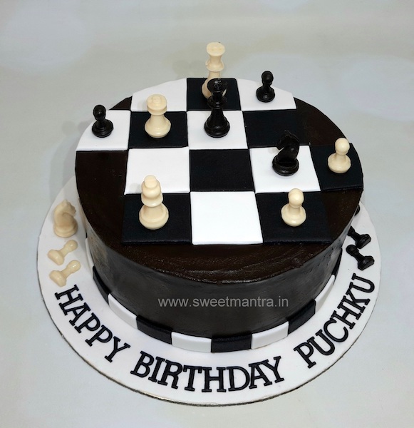 Chess lover cake