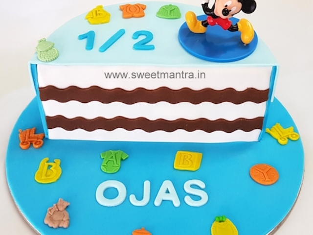 Half cake design