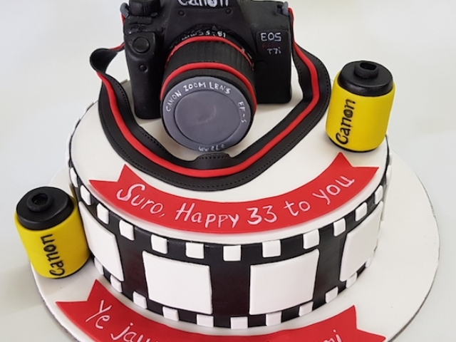 Photography cake