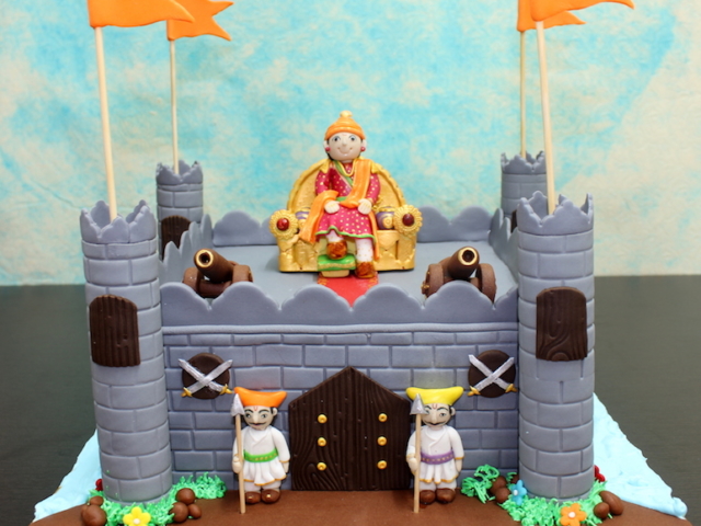 Shivaji Maharaj fort cake