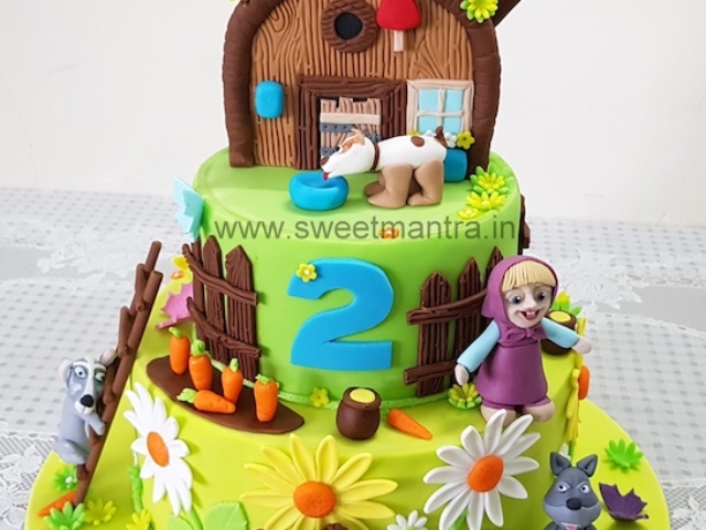 Masha House cake