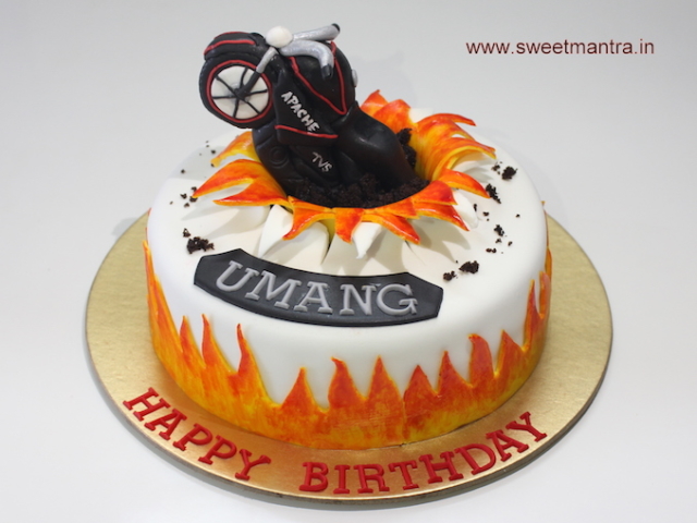 Biker boy cake