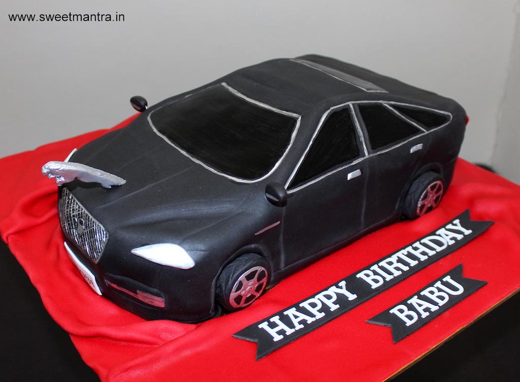 Luxury car shape cake