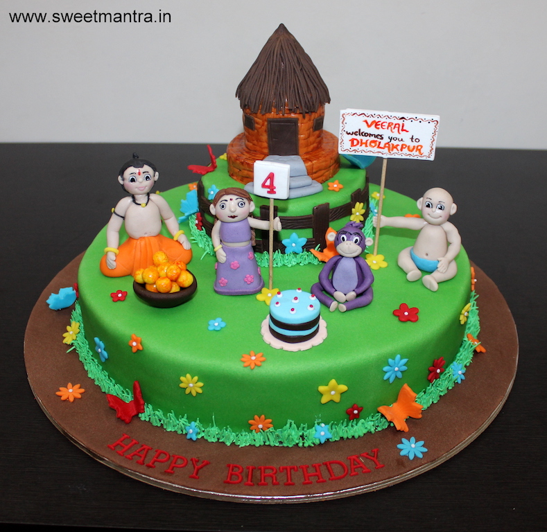 Chota Bheem family cake