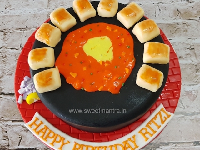 Pav Bhaji cake
