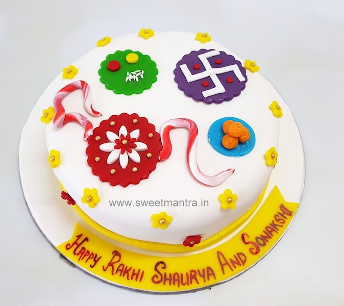 Rakhi theme cake