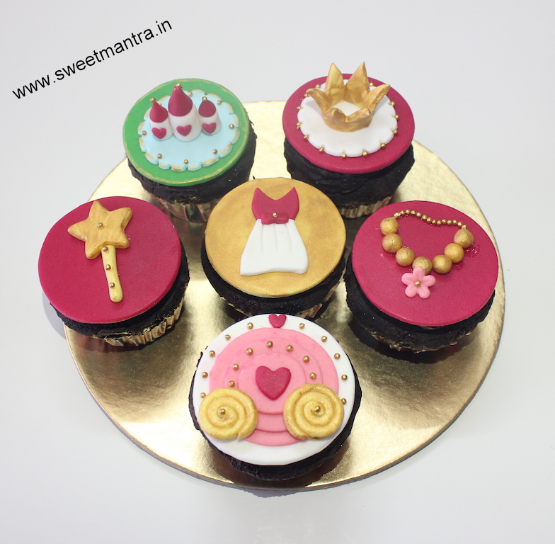 Princess theme cupcakes