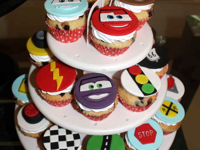 Cars theme cupcakes