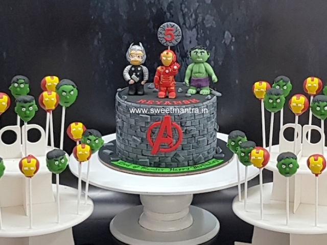 Avengers Dessert table