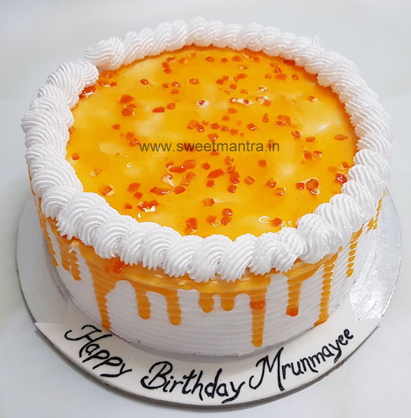 Orange fresh cream cake in Pune