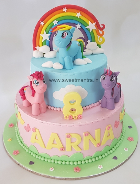 My little pony theme cake