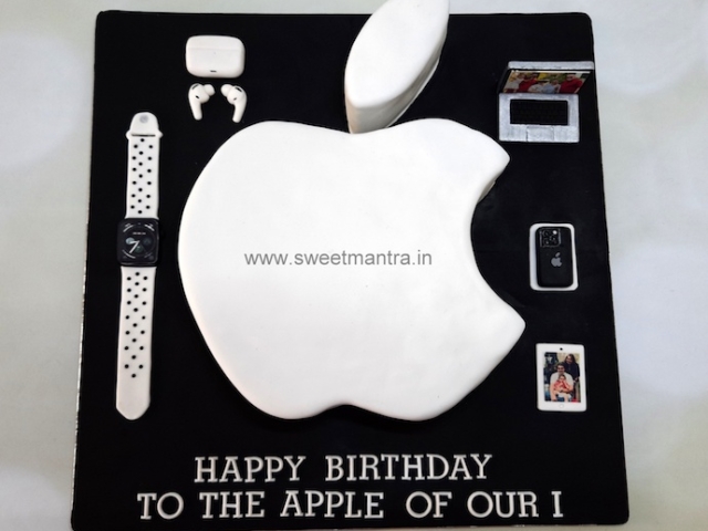 Apple products cake