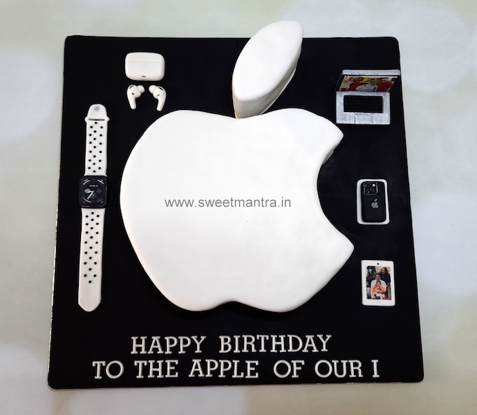 Apple products cake