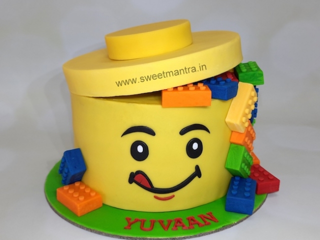 Lego theme cake