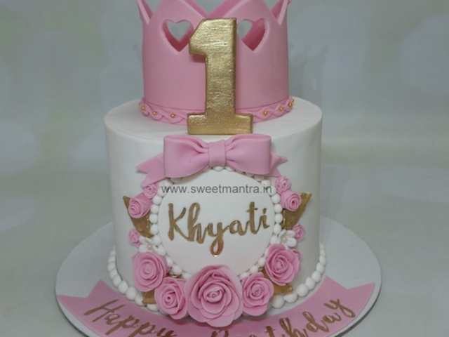 1st birthday Princess cake