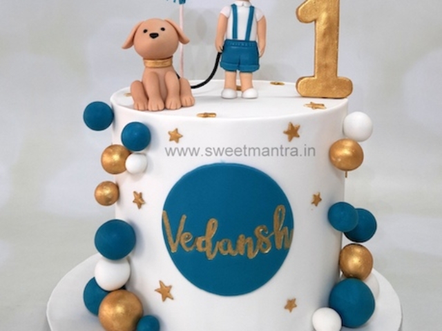 1st birthday cake for boy
