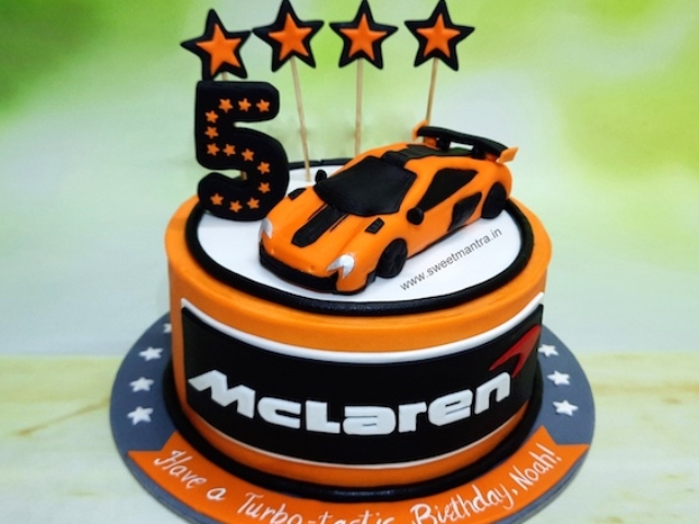 Mclaren Sports car cake