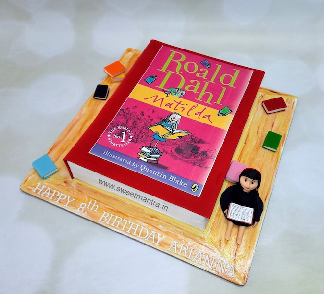 Matilda book cake