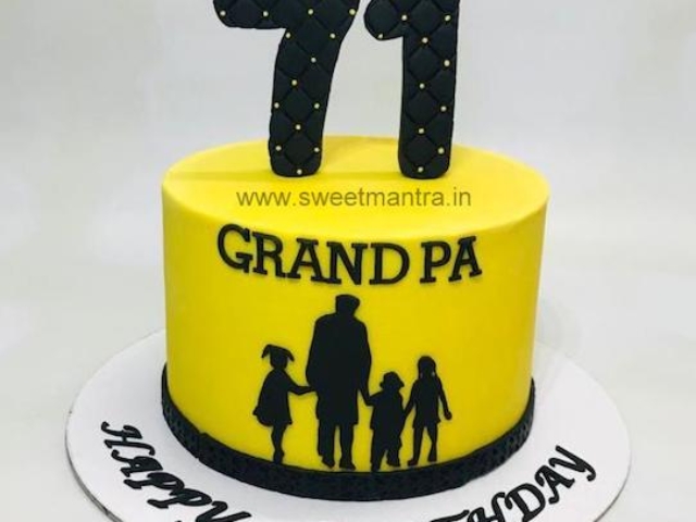 Grandfather birthday cake