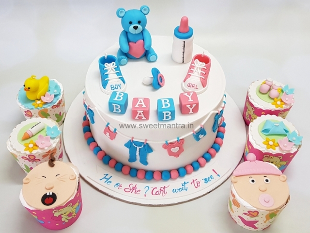 Boy or Girl Baby Shower cake