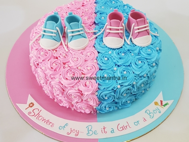 Pink and Blue cake
