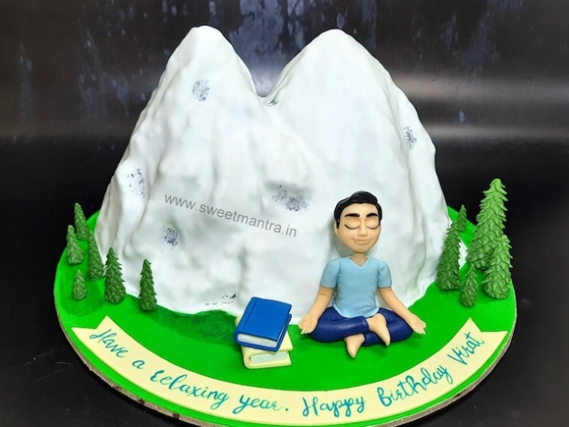 Mountain meditation cake