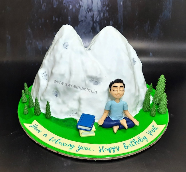 Mountain meditation cake