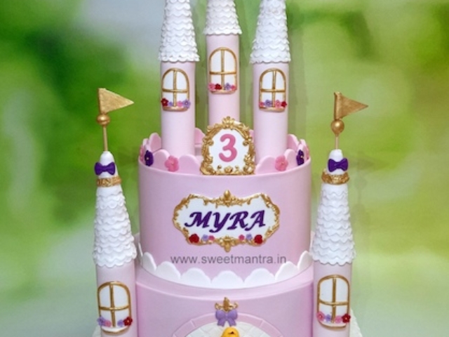 Princess 2 tier cake