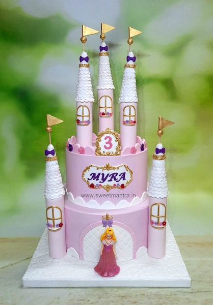 Princess 2 tier cake