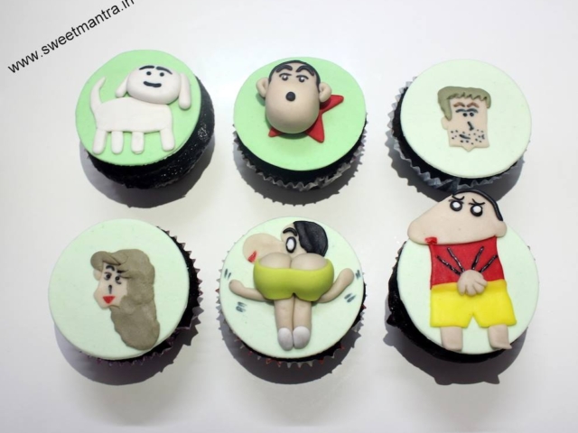 Shin Chan cupcakes