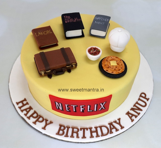 Customised cake for husband