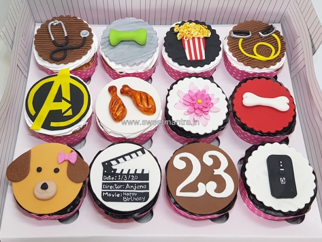 Customised cupcakes for daughter