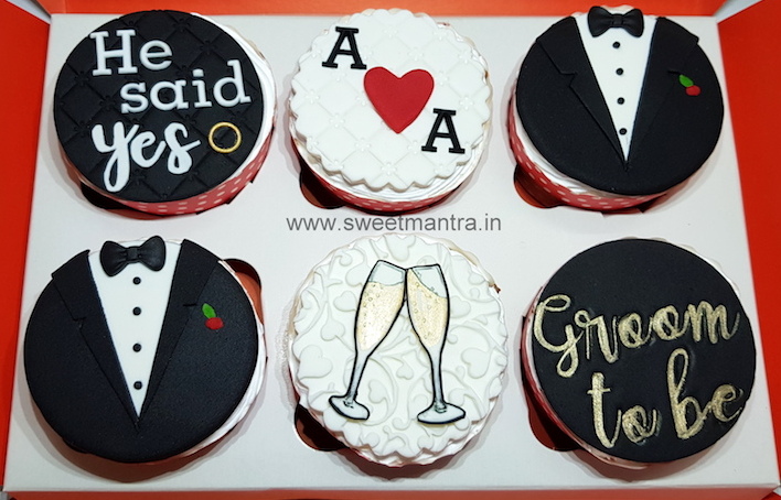 Groom to be cupcakes