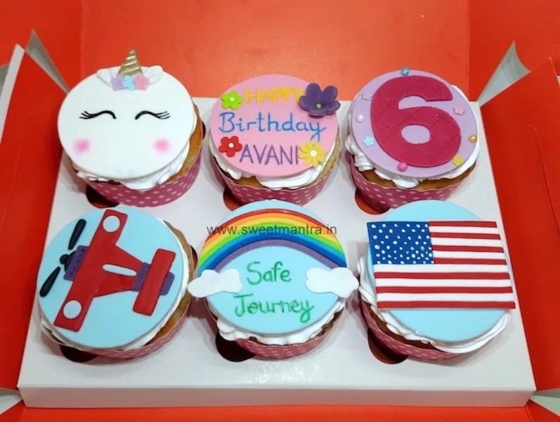 USA Travel cupcakes