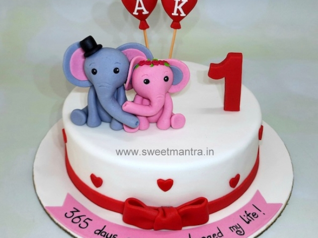 1st Anniversary special cake